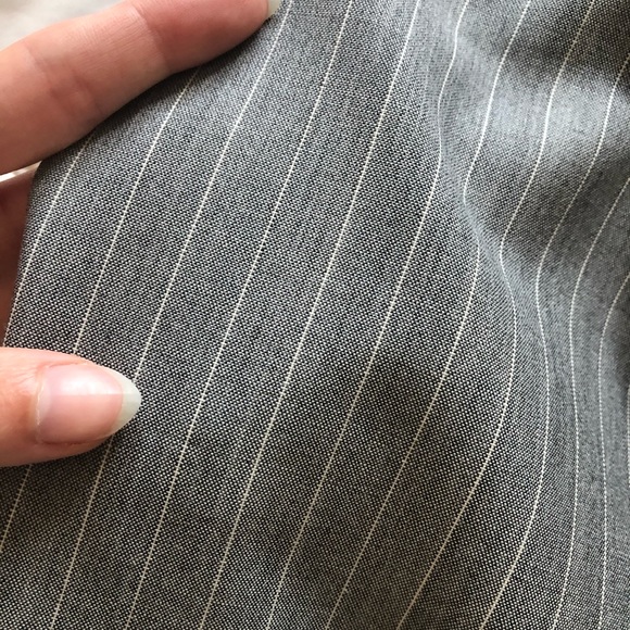 MO&Co. Wool High waist Paperbag Pinstripe minimal - Picture 10 of 13